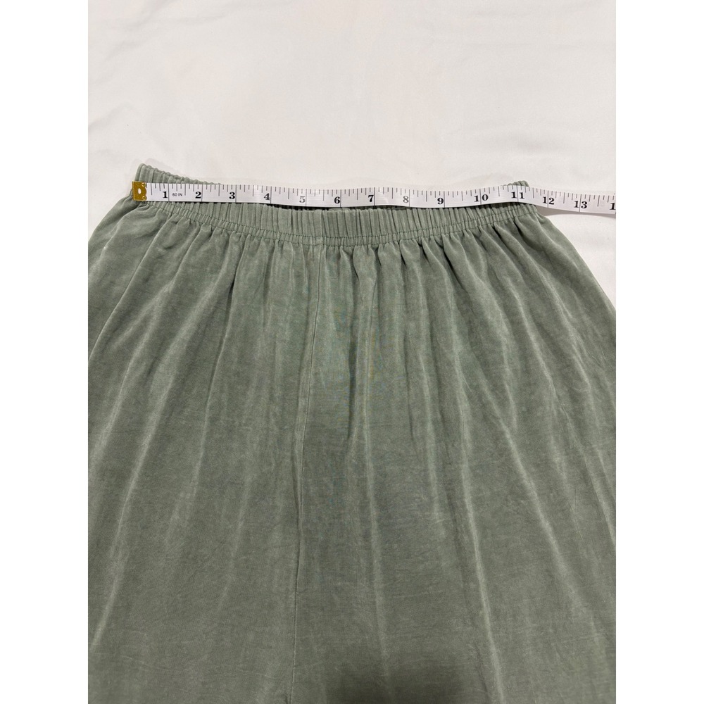 Bluefish Green Pull On Hand Printed Pants Artsy Art To Wear Size 0 Vintage - Picture 12 of 15